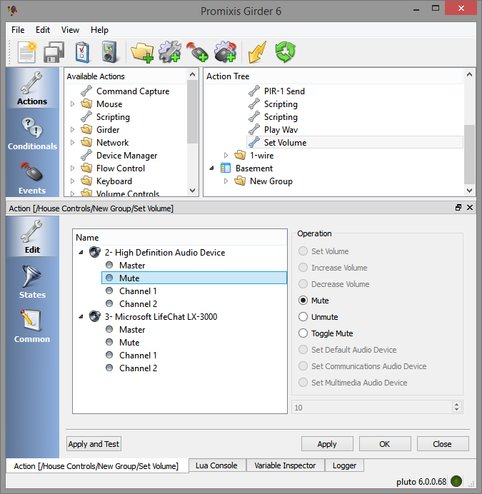 Volume Controls